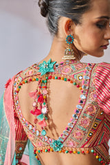 Blouse-Dupatta-Lehenga