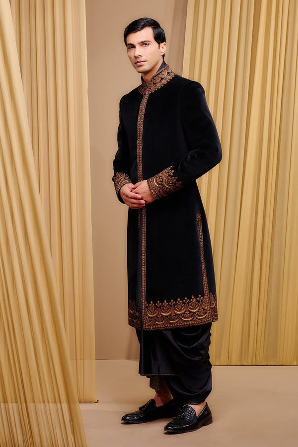 Classic Embroidered Sherwani Set