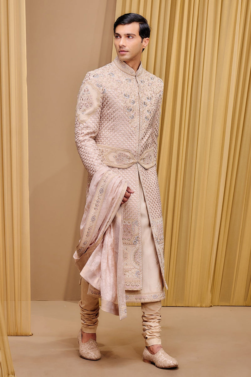 Classic Embroidered Sherwani Set