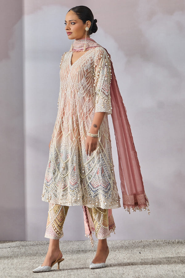 Dupatta-Kurta-Trousers