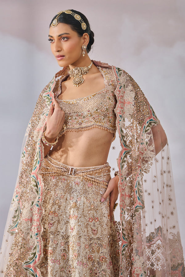 Blouse-Dupatta-Lehenga