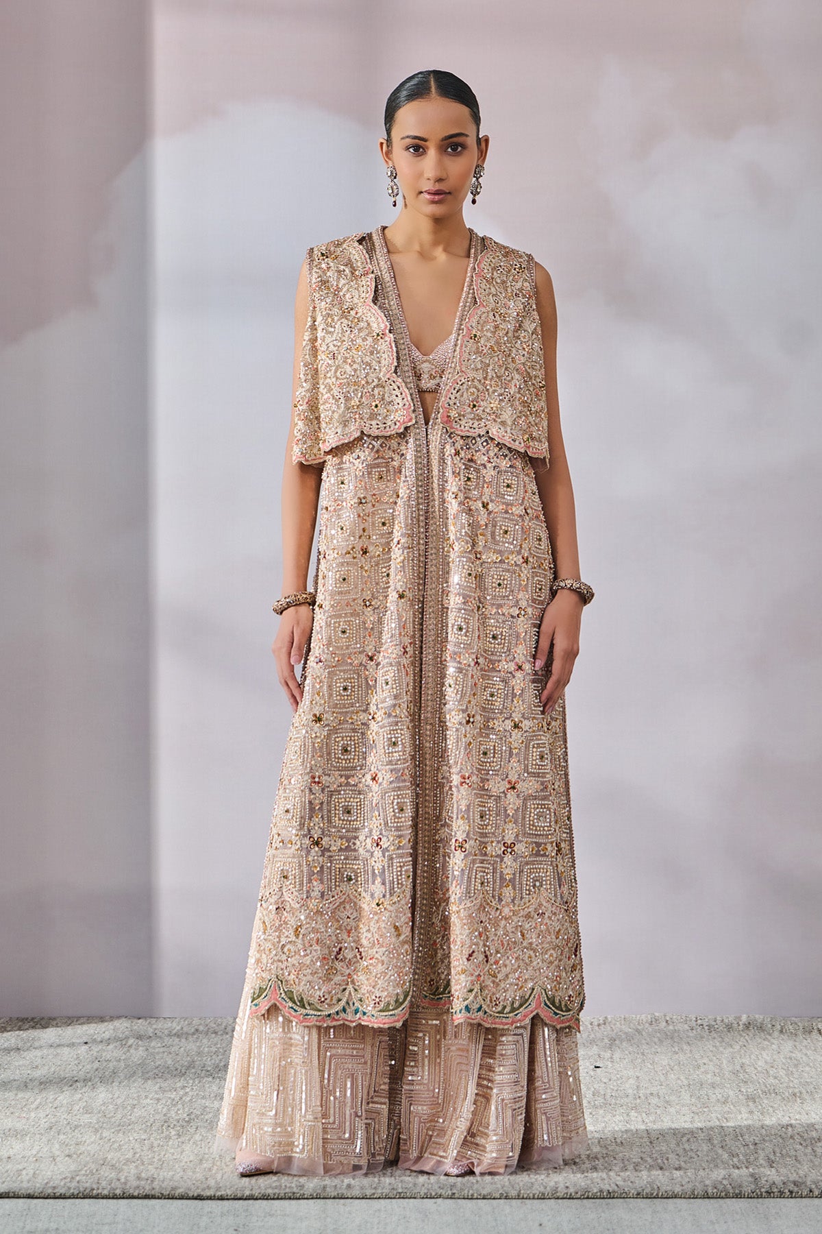 Bustier Jacket Sharara