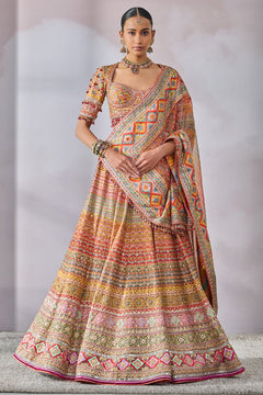 Blouse-Dupatta-Lehenga