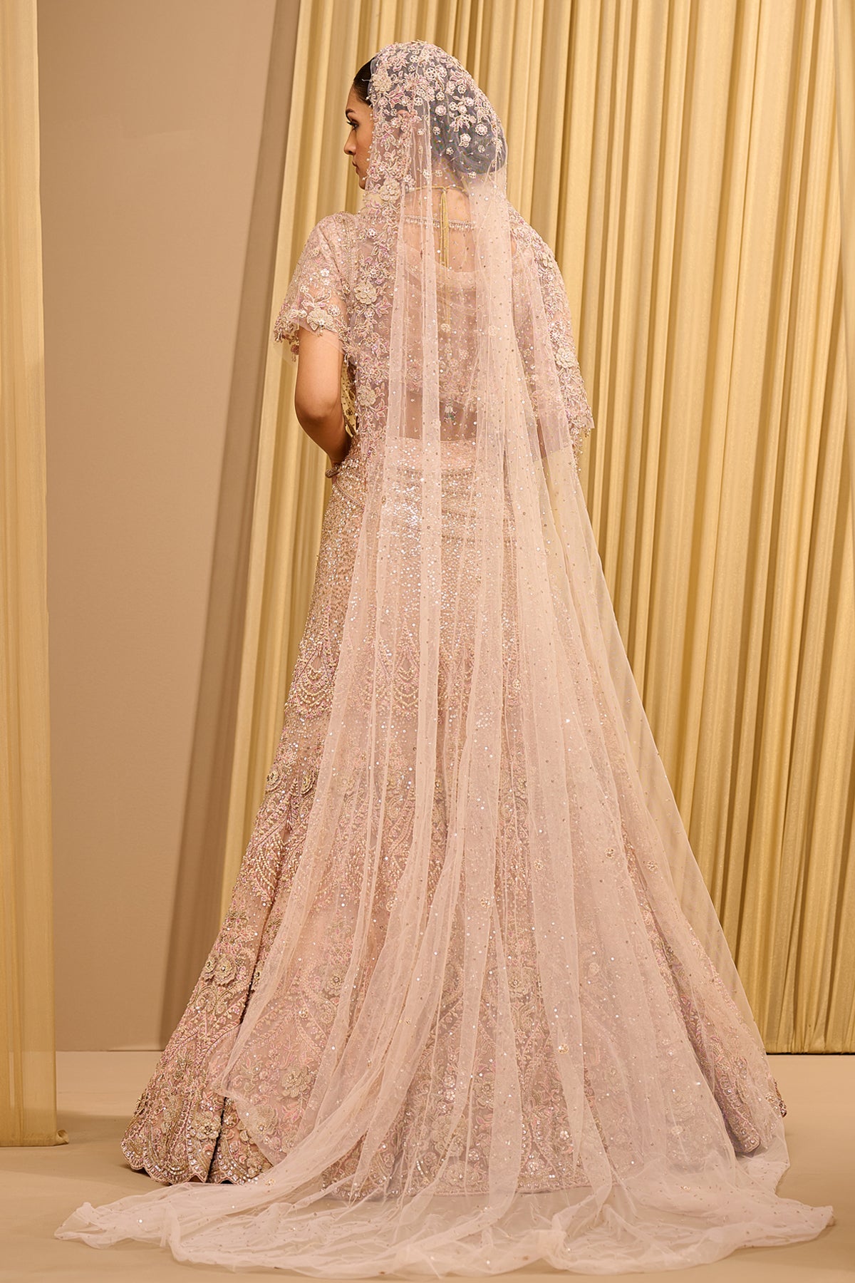 Classic Floral Embroidered Lehenga