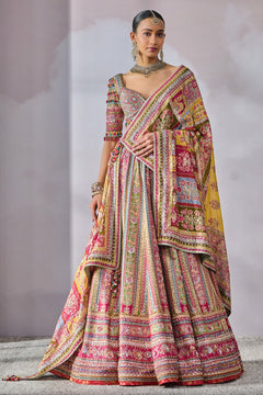 Blouse-Dupatta-Lehenga