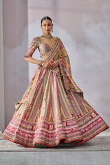 Blouse-Dupatta-Lehenga