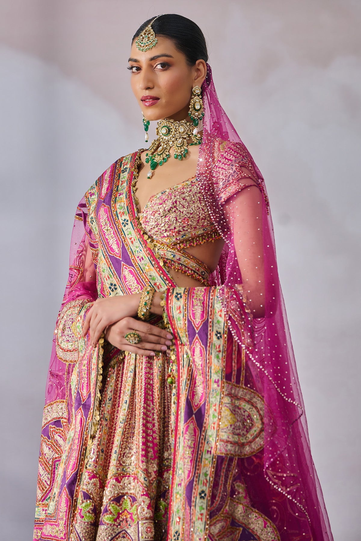 Blouse Dupatta Lehenga Veil
