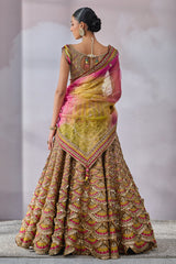 Blouse-Dupatta-Lehenga