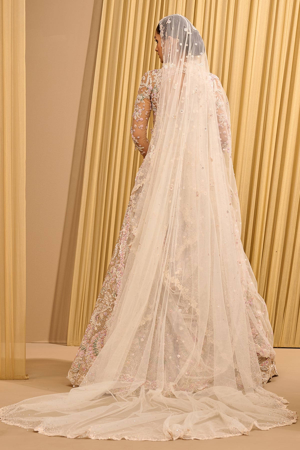 Floral Hand Embroidered Lehenga