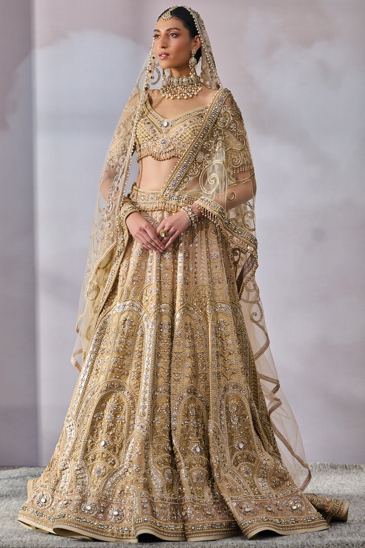 Blouse Dupatta Lehenga Veil