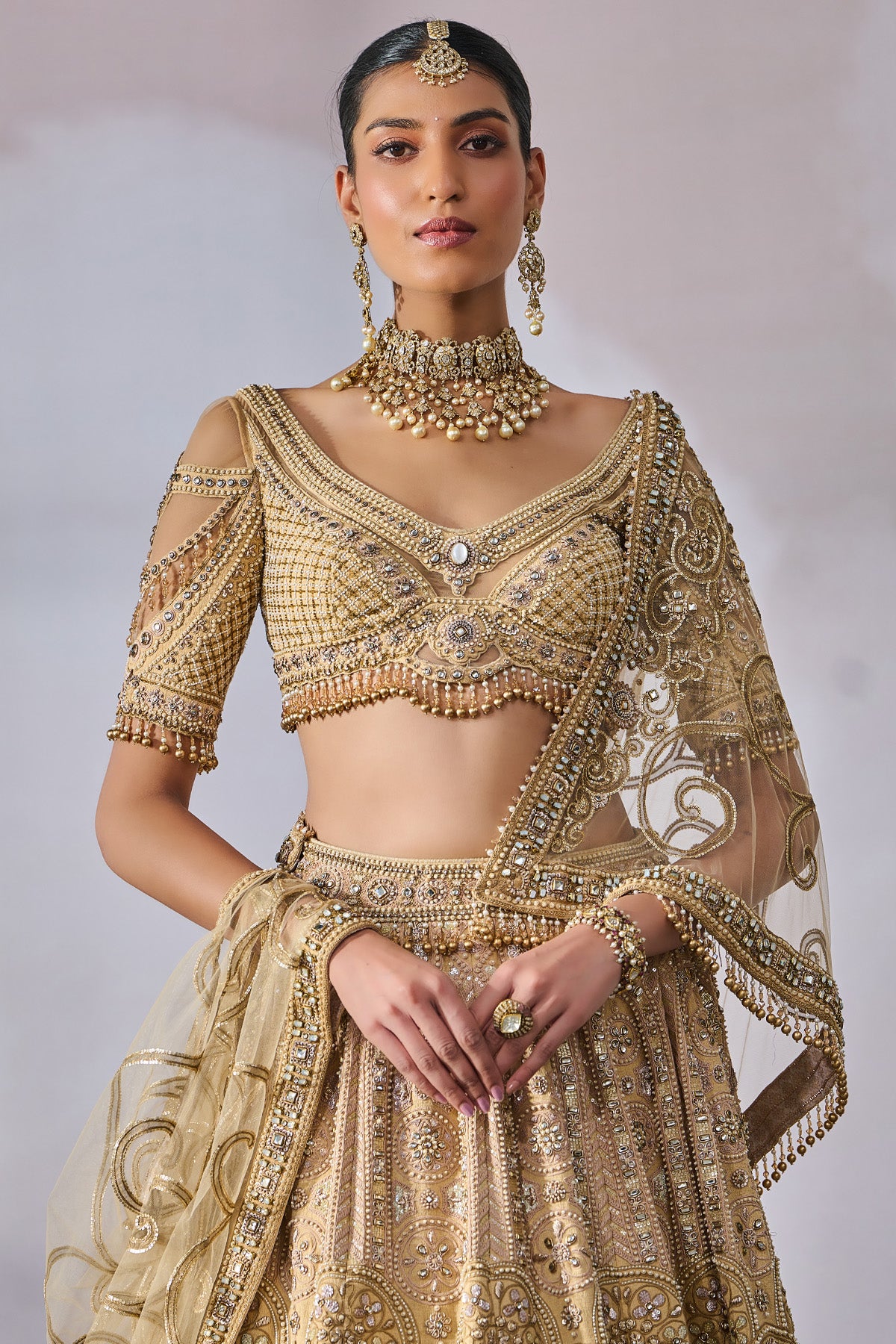 Blouse Dupatta Lehenga Veil