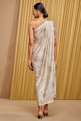 One Shoulder Drape Dress