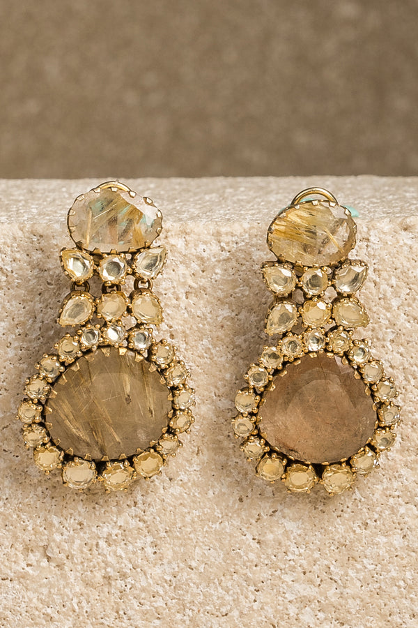 Routile Statement Earrings