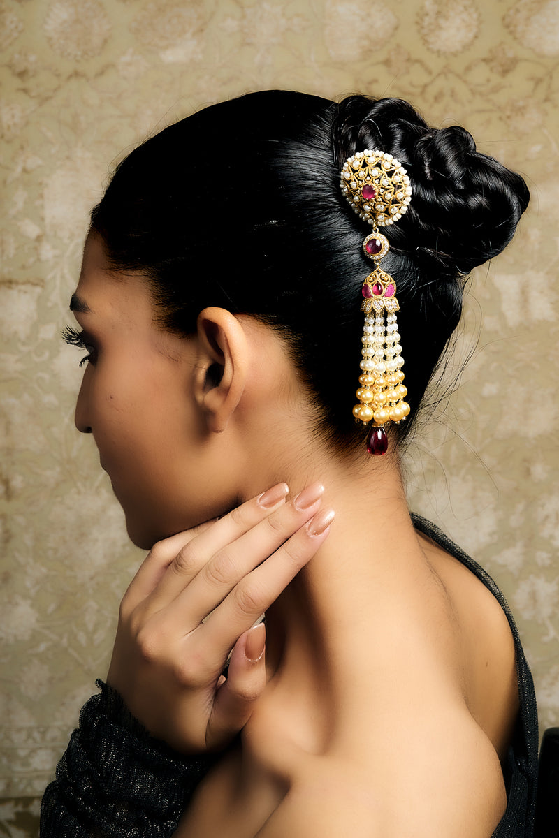 Beautiful Gold Ambada Pin Designs Ideas/Latest Hair Buns Gold Pin  CollectionI - YouTube