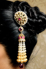 Round Juda pin with Tassel