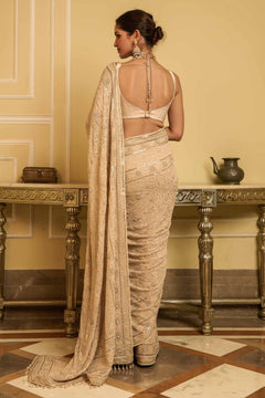 Vaani Kapoor In Chikan saree with blouse
