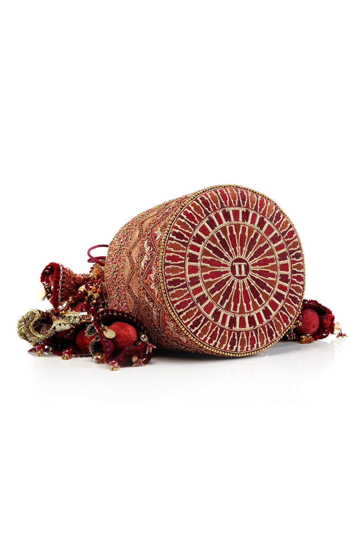 Scarlet Brocade Pottli