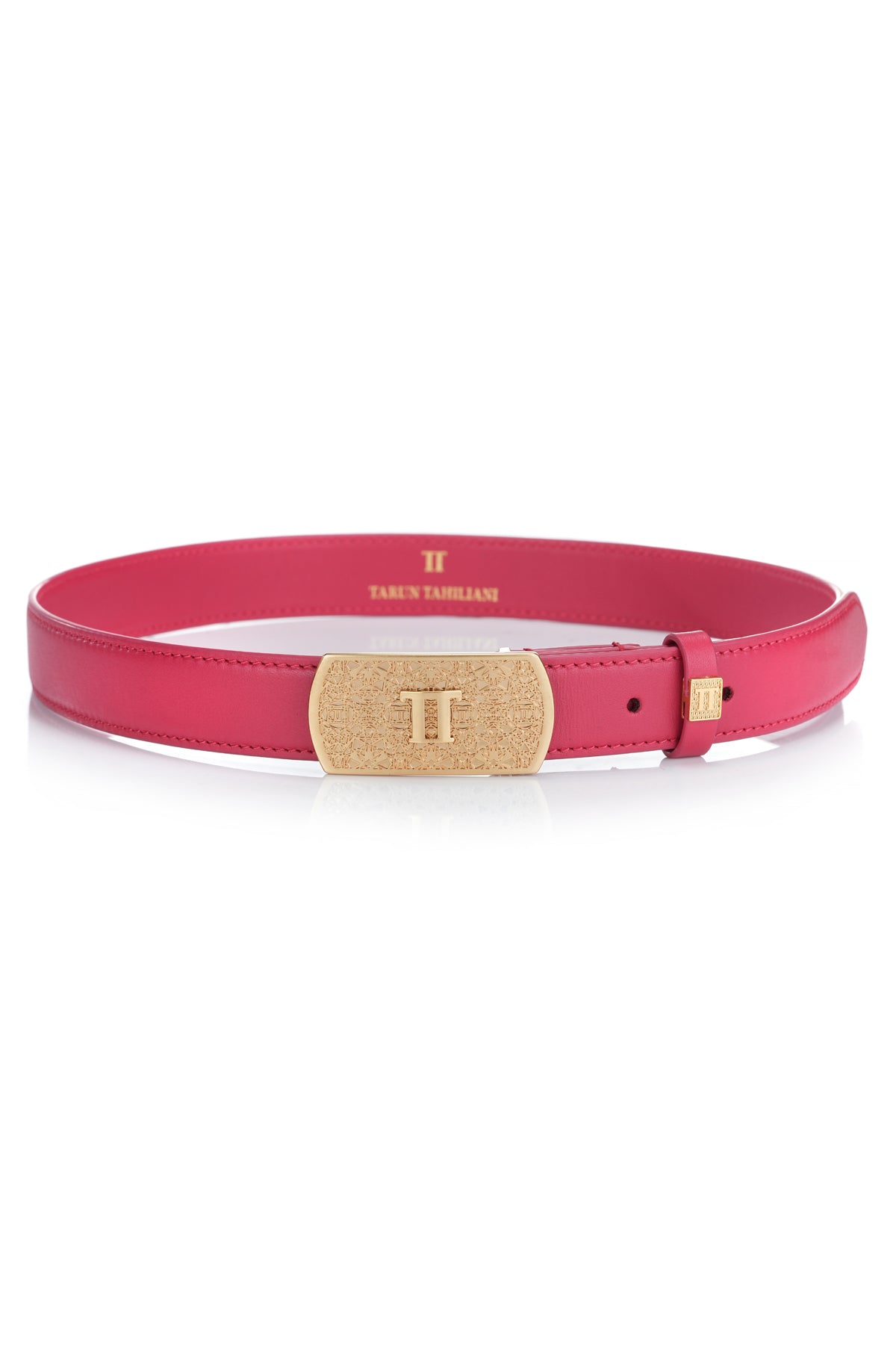 Classic Leather Monogram Belt
