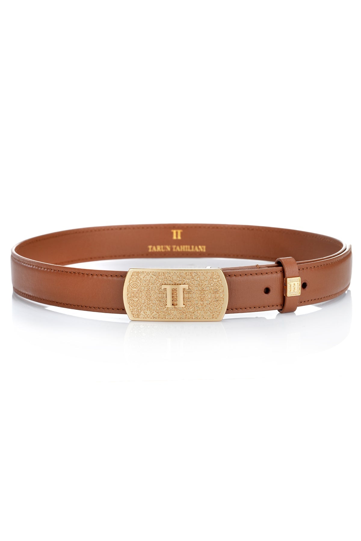 Classic Leather Monogram Belt