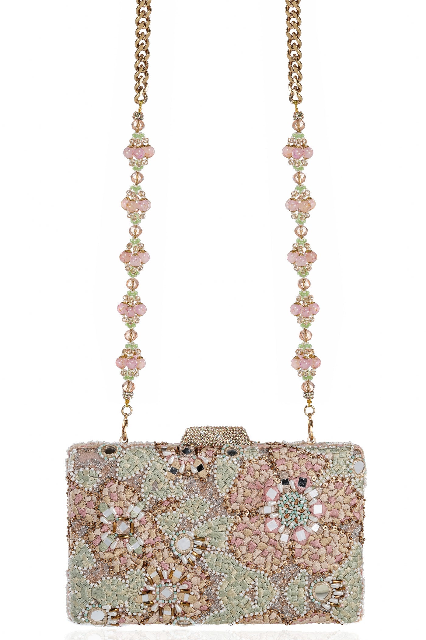 Embroidered Clutch
