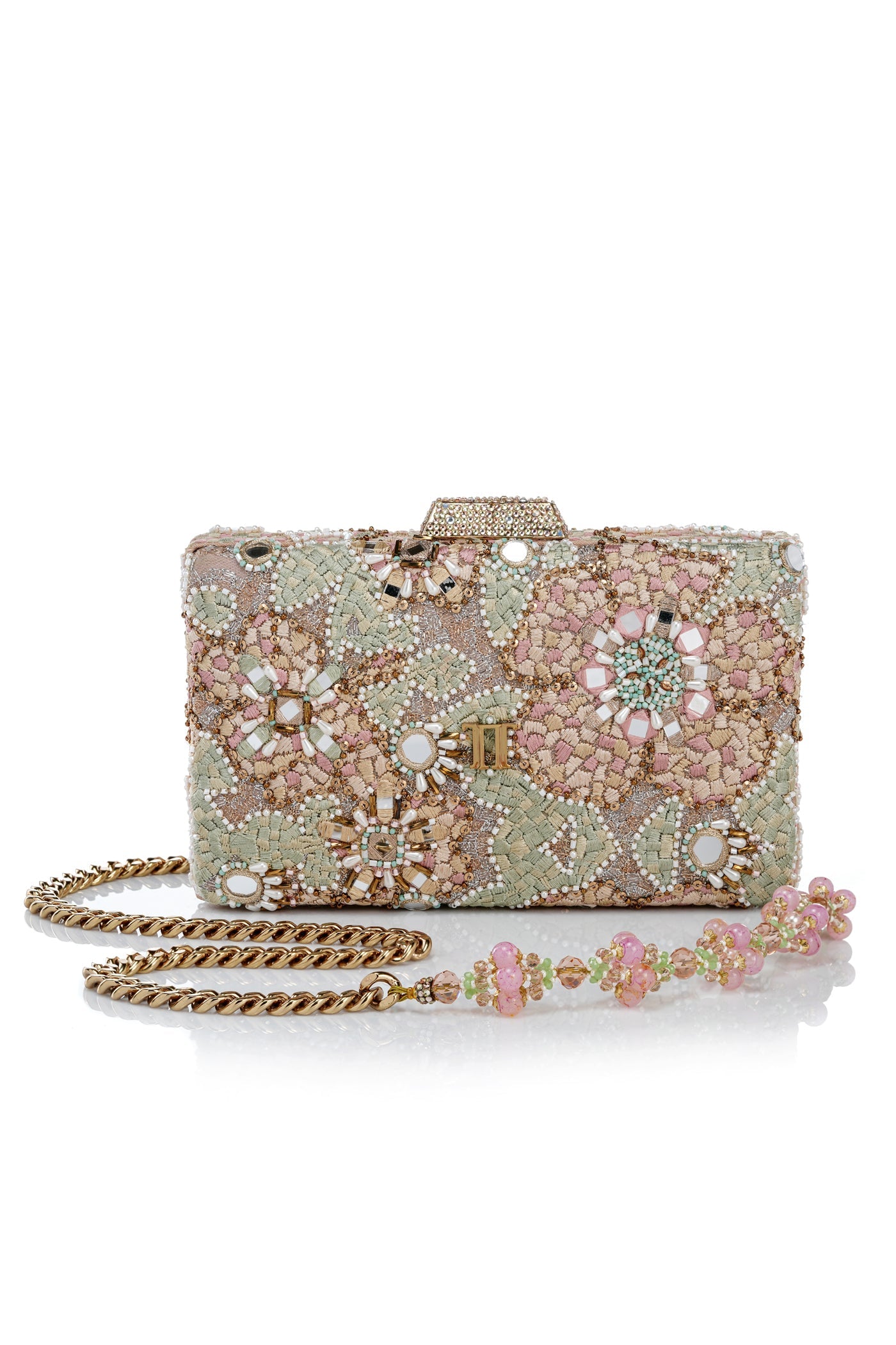 Embroidered Clutch