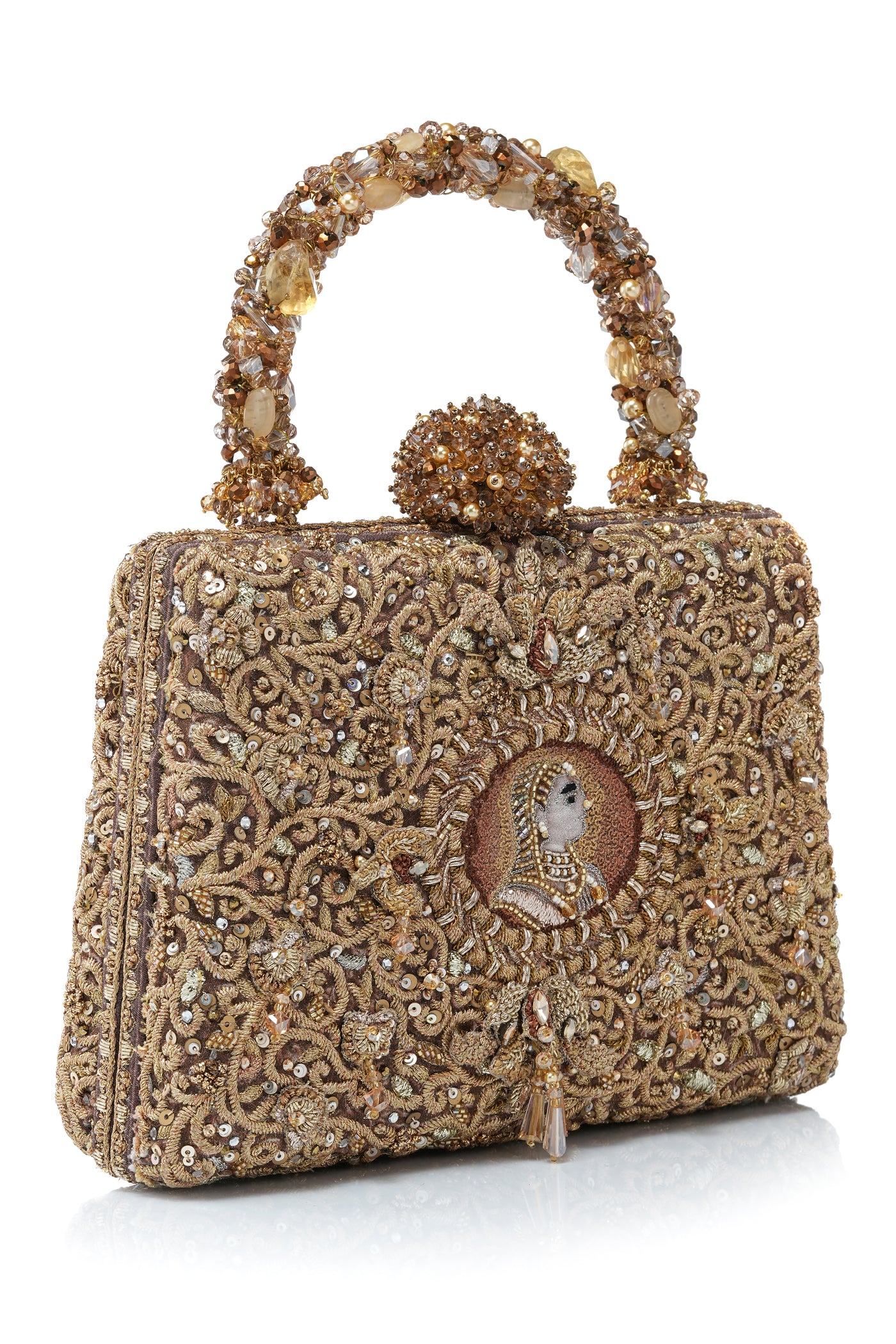 Embroidered Clutch