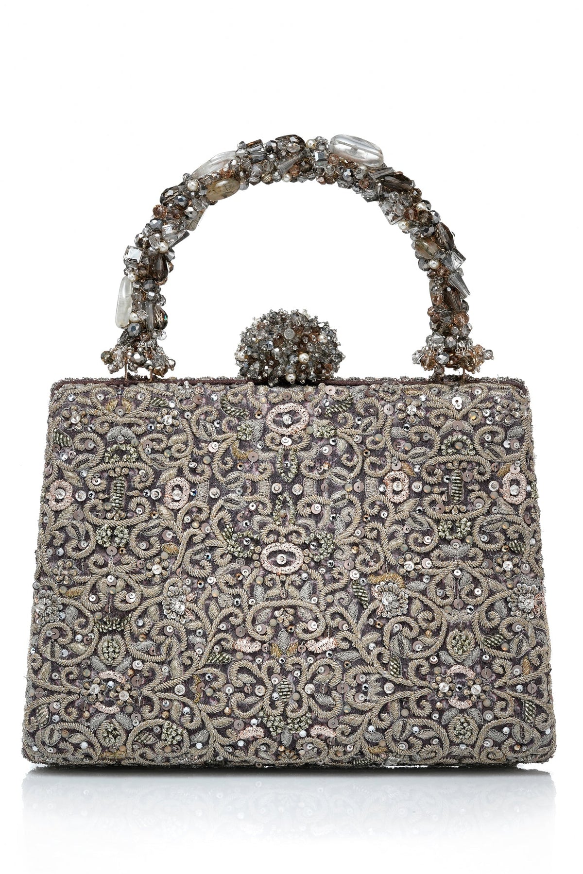 Embroidered Clutch