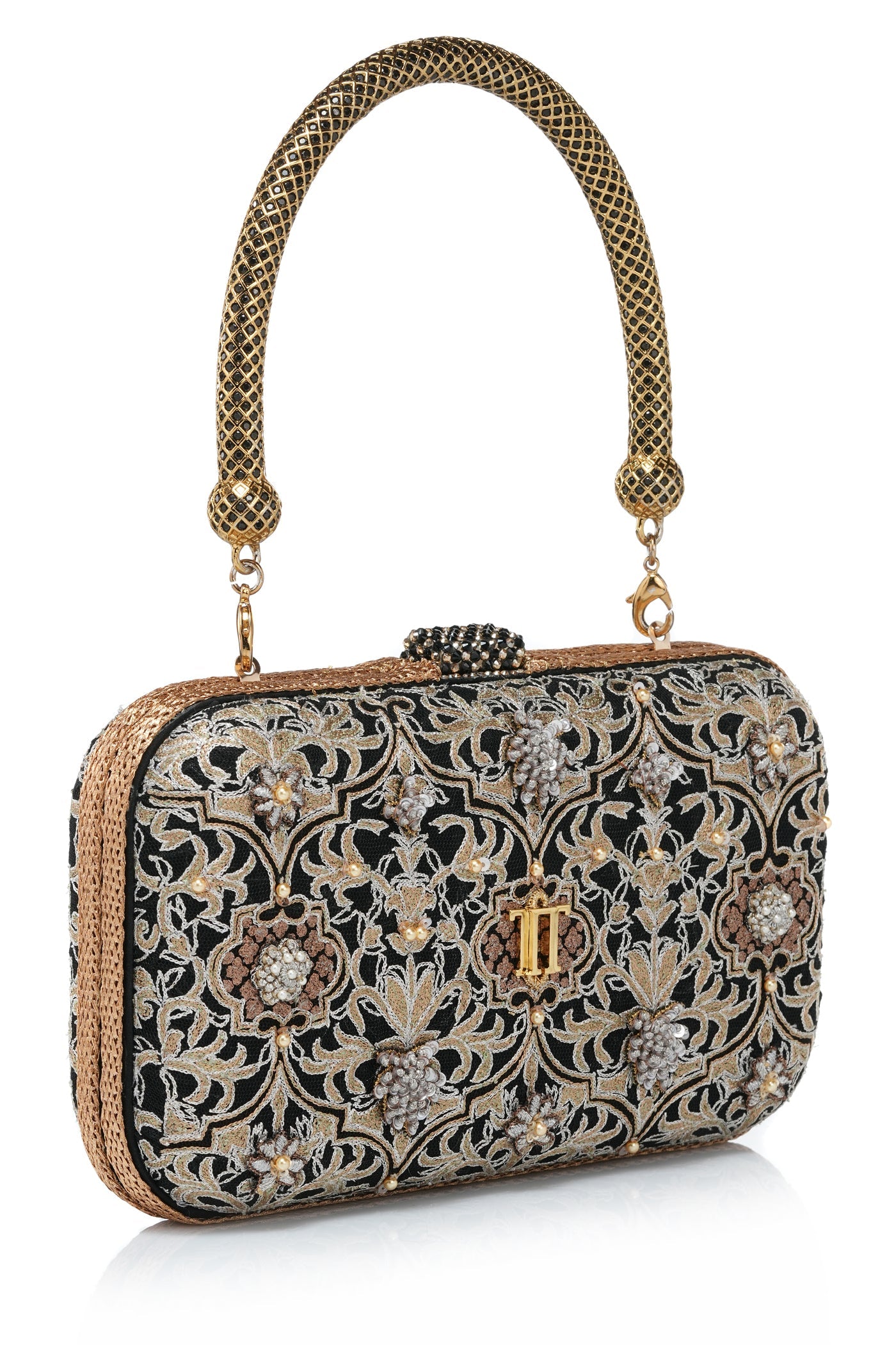 Embroidered Clutch