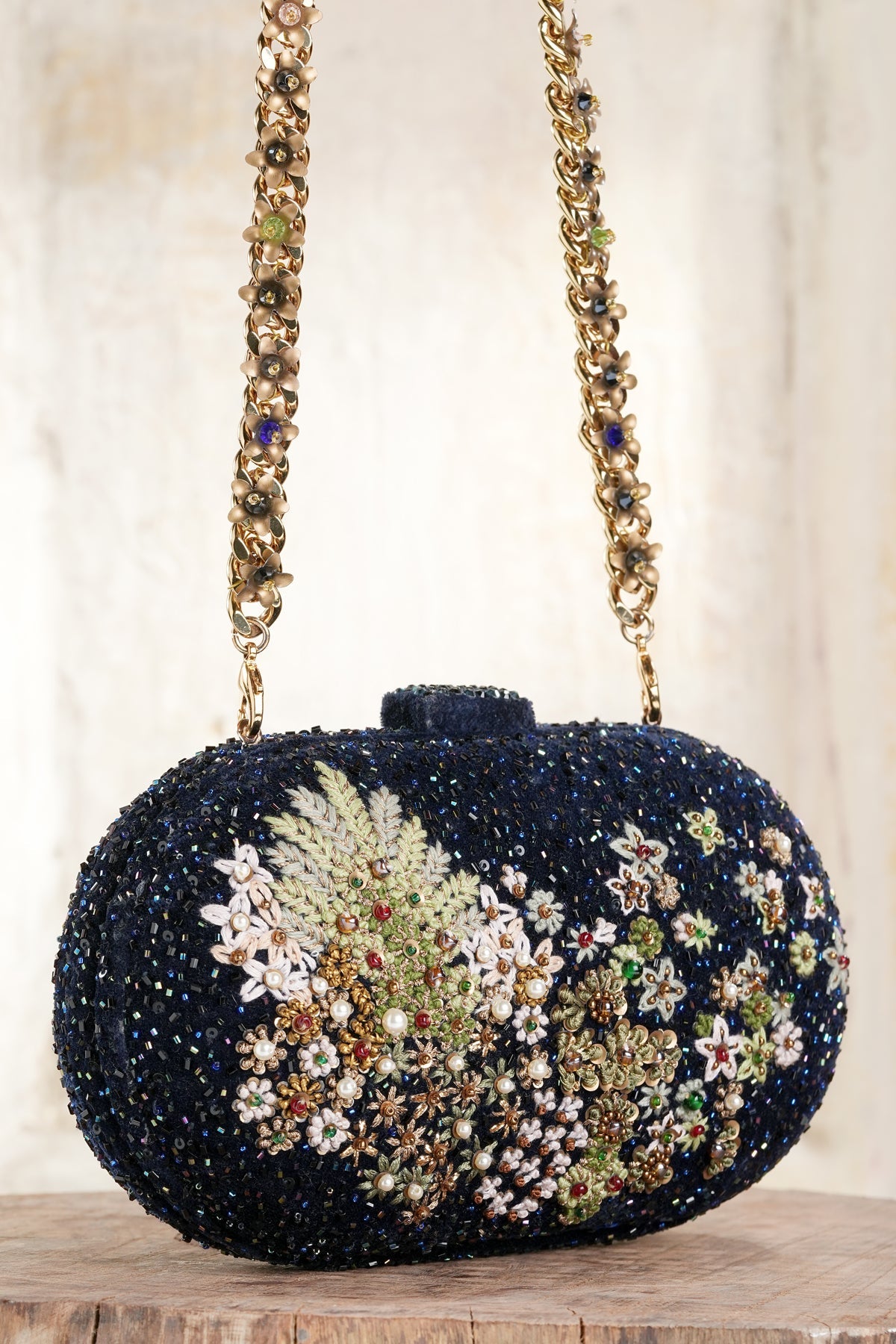 Embroidered Clutch