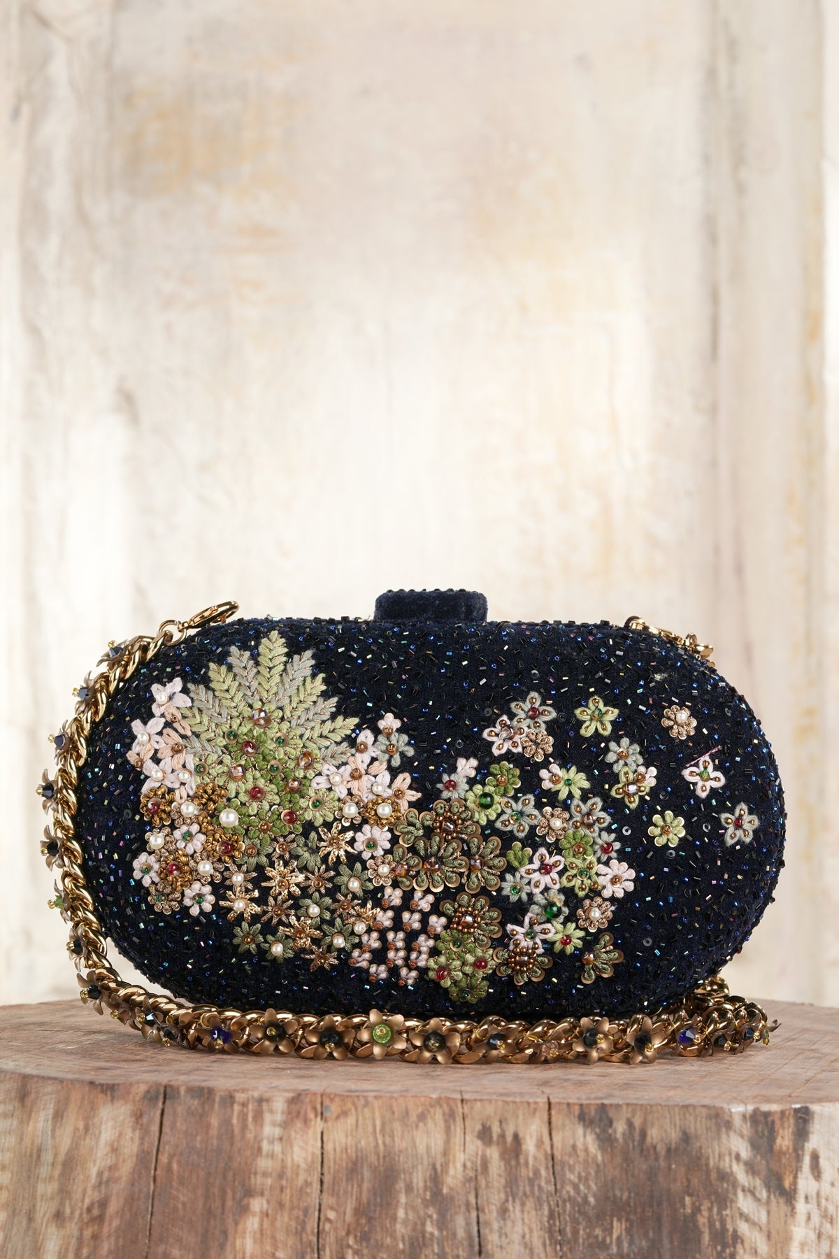 Embroidered Clutch