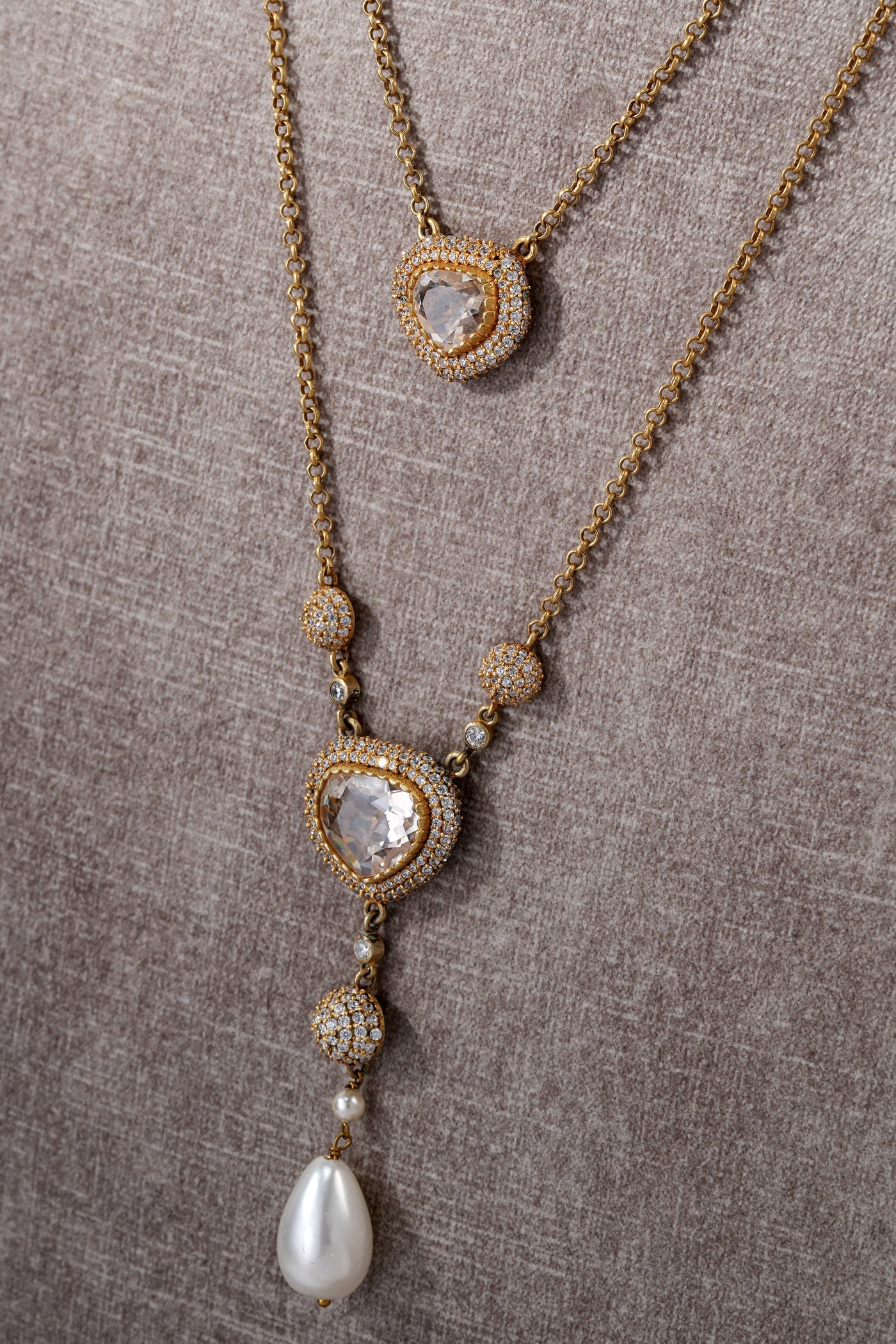 Multi layered necklace