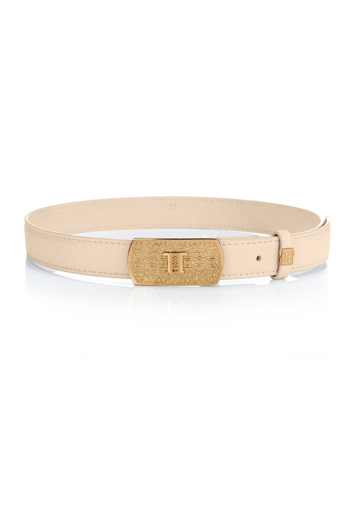 Classic Leather Monogram Belt