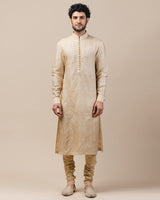 Classic Gold Silk Kurta