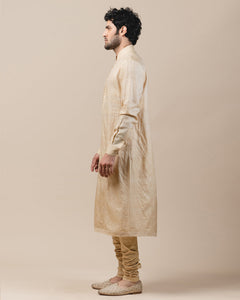 Classic Gold Silk Kurta