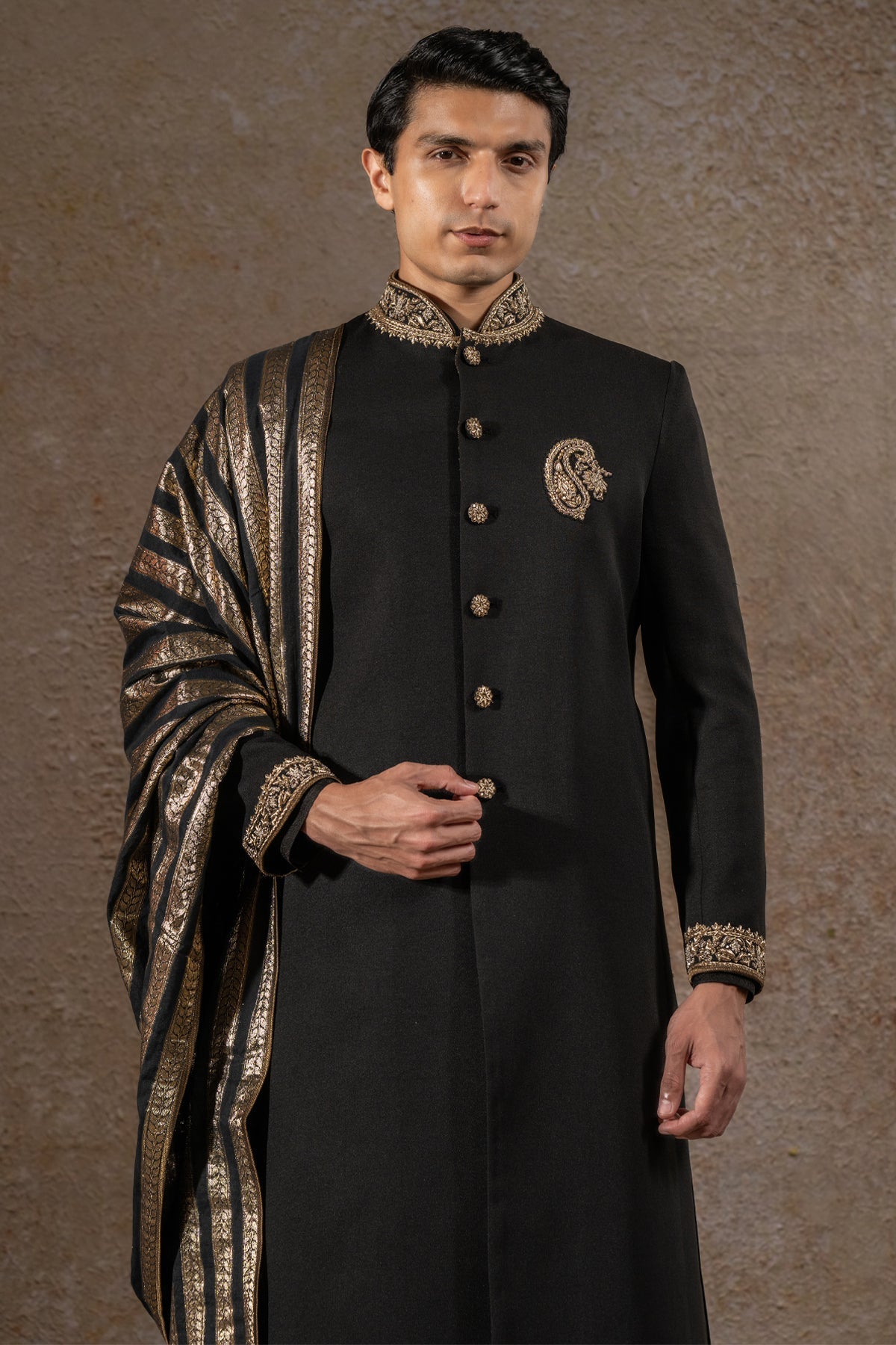 Zardozi & Brocade Sherwani Set