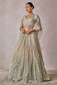 Blouse, Drape, Lehenga