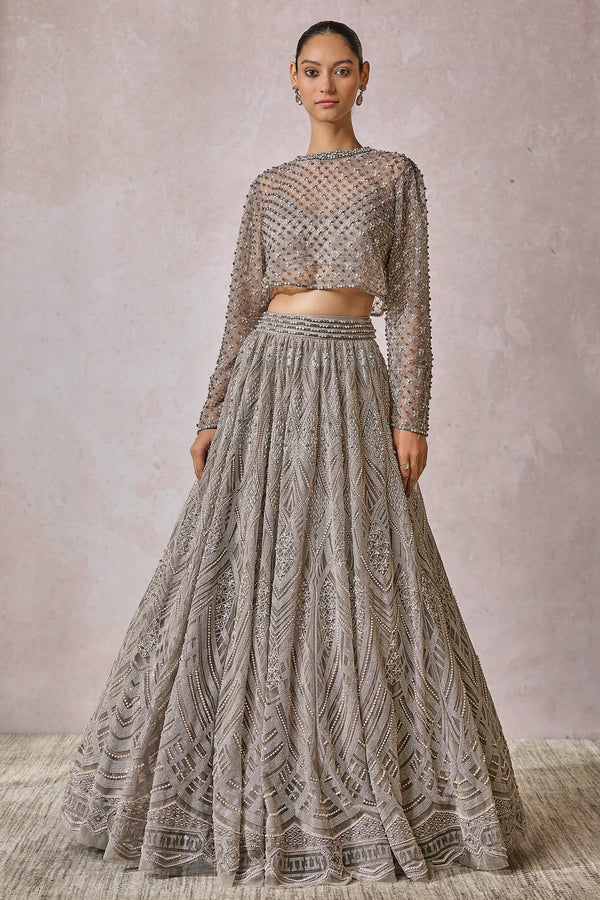 Bustier-Top-Lehenga