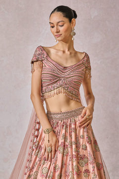 Blouse-Lehenga-Veil-Wings