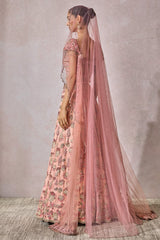 Blouse-Lehenga-Veil-Wings