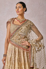 Blouse-Lehenga-Veil-Wings