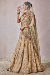 Blouse-Lehenga-Veil-Wings