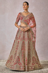 Blouse-Lehenga-Veil-Wings