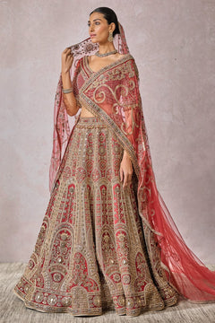 Blouse-Lehenga-Veil-Wings