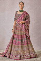 Blouse-Dupatta-Lehenga