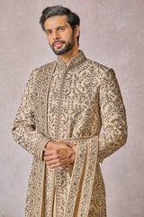 SHERWANI-KURTA-CHURIDAR-STOLE-KAMARBANDH-SAFA-JUTTI FABRIC