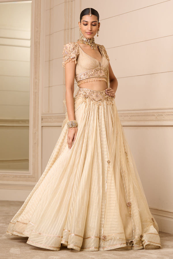 Lehenga, Blouse, and Dupatta