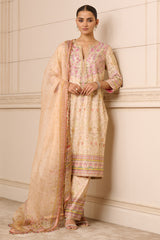 Kurta, Trousers, and Dupatta