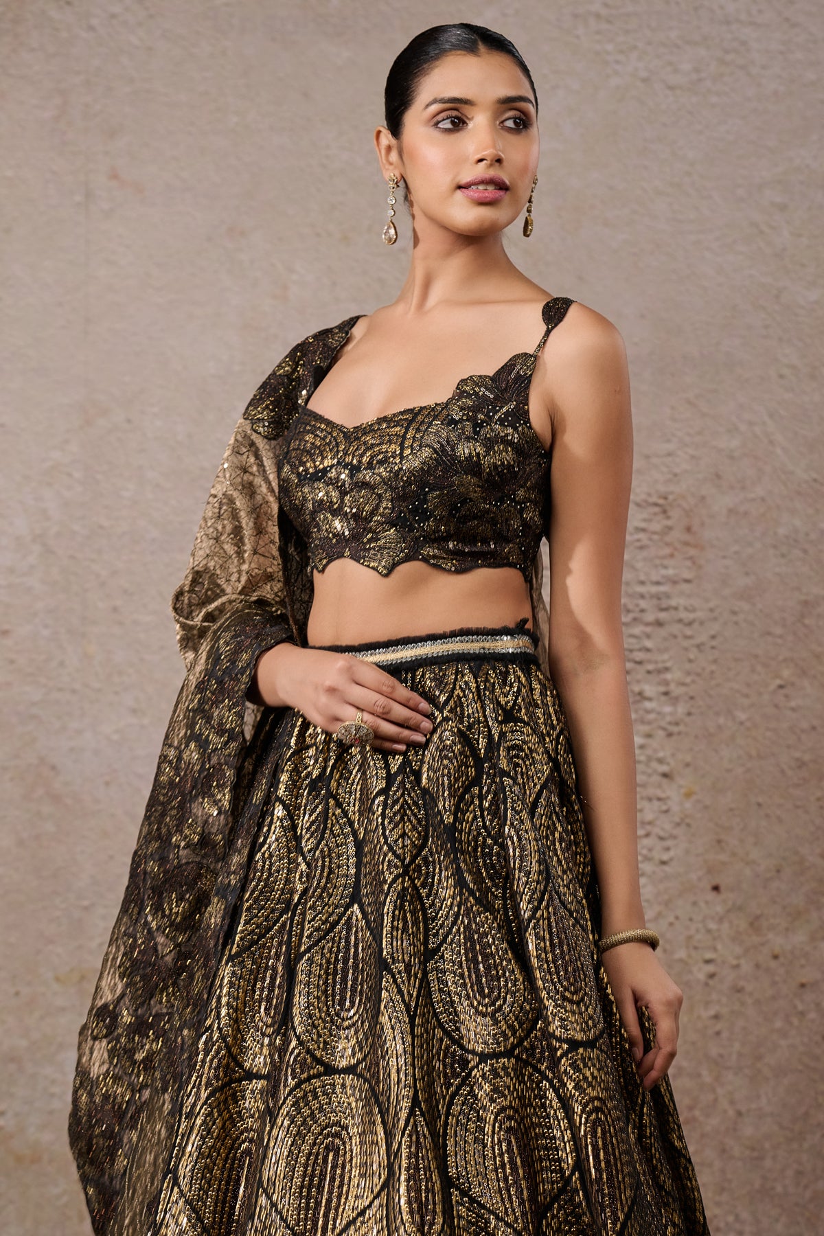 Sequin Embroidered Lehenga