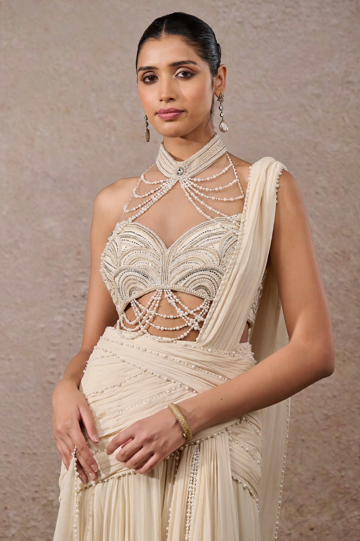 Ombre Pearl Concept Saree