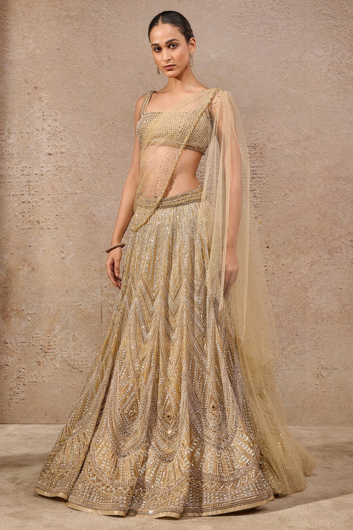 Timeless Stone & Sequin Studded Lehenga
